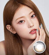 Olens Glowy Black Monthly Circle Lenses (2 Pack)